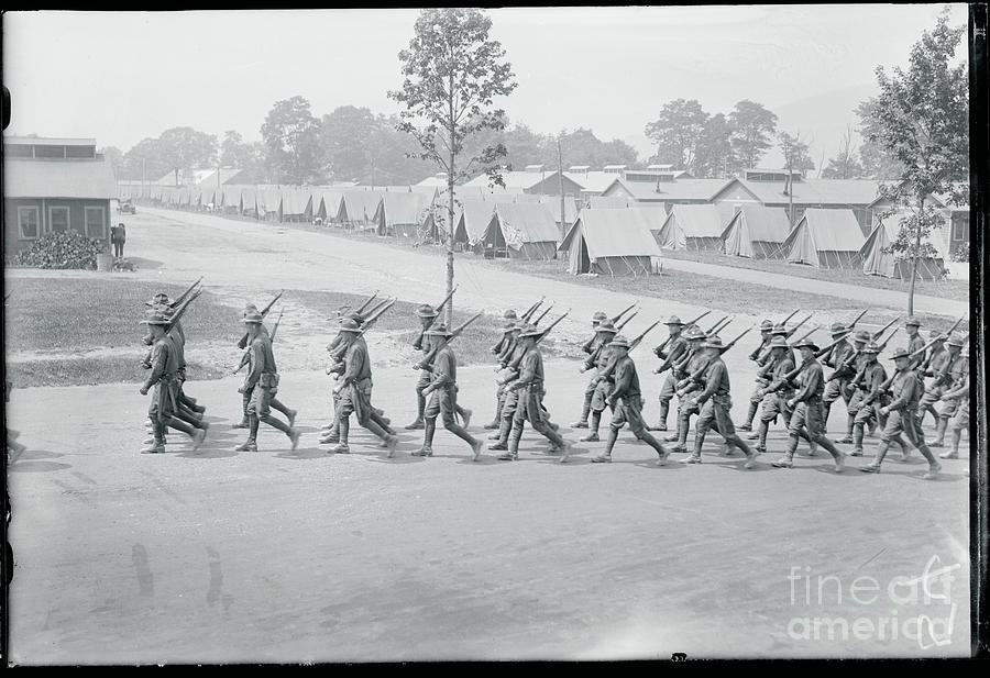 National Guardsmen Attending Summer Camp Photograph by Bettmann
