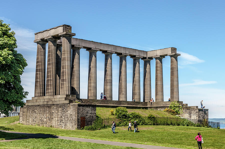 Architecture Photograph - National Monument of Scotland by W Chris Fooshee