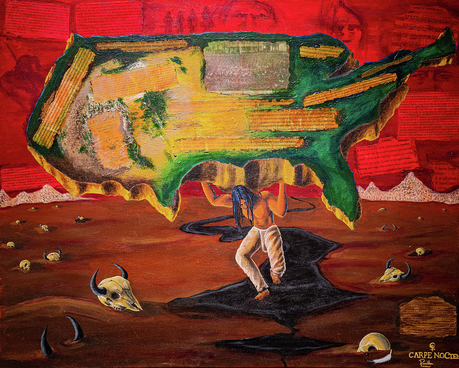 Native American Atlas Painting By Priscilla Pacheco Native American Atlas Painting By Priscilla Pacheco