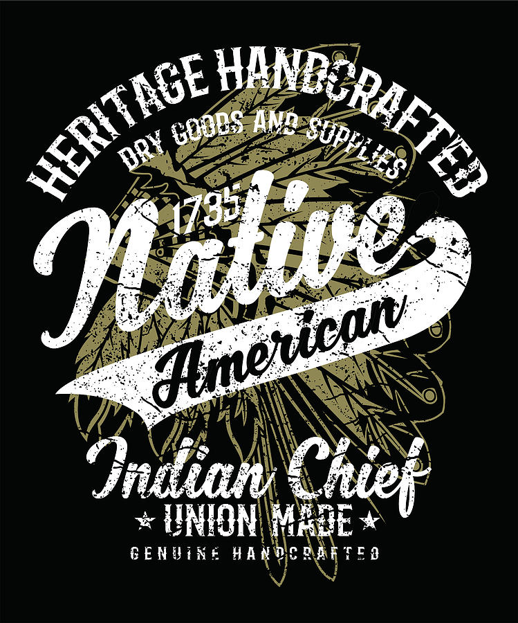 Native American Digital Art by Long Shot