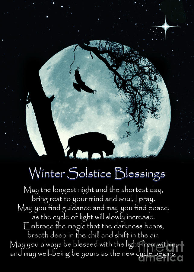 Native American Inspired Winter Solstice Blessings Photograph by Stephanie Laird