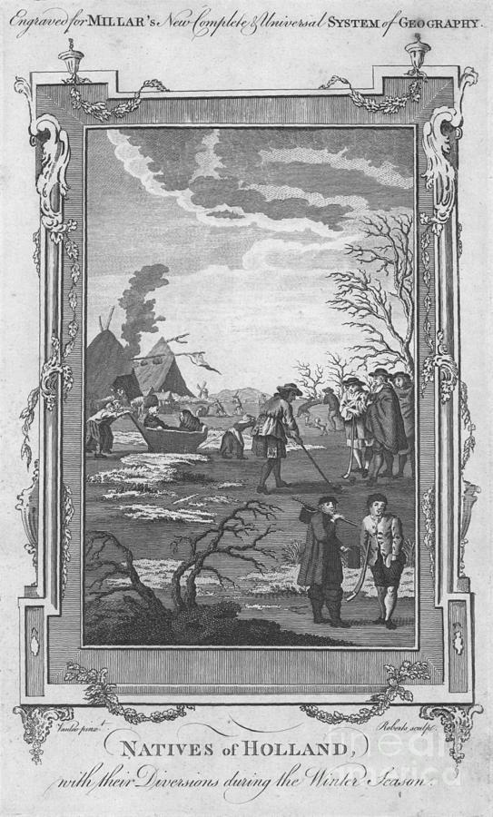 Natives Of Holland Drawing by Print Collector