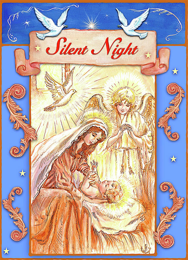 Nativity Painting - Nativity by Judy Mastrangelo Nativity Painting - Nativity by Judy Mastrangelo