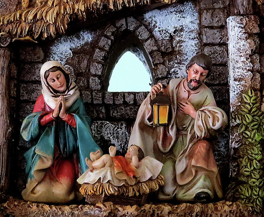 Nativity Scene Photograph by Linda Stern