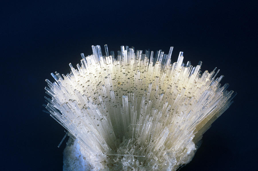 Natrolite From Poona, India Photograph by Joel E. Arem