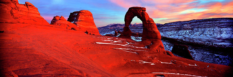 Natural Arch In A Desert, Delicate Photograph by Panoramic Images