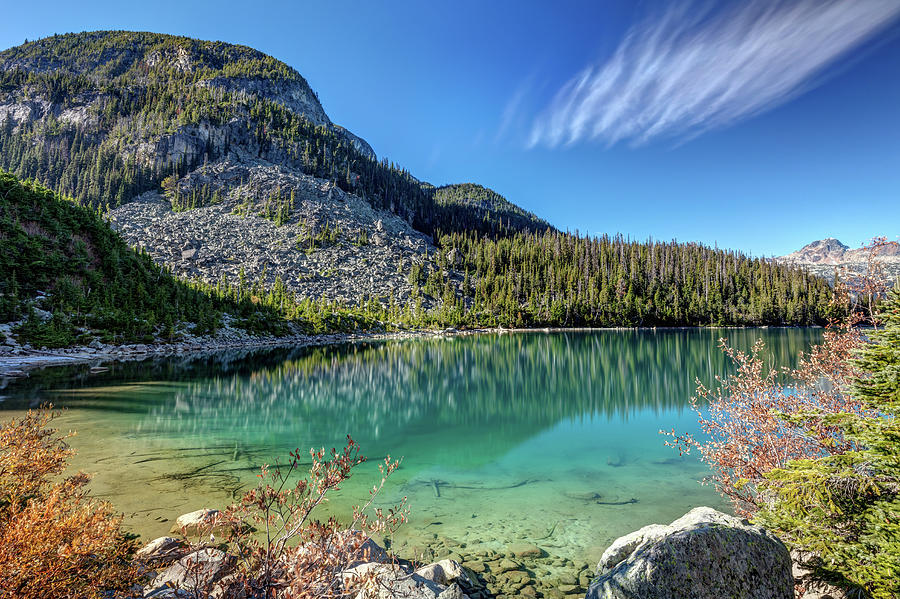 Natural Splendor Of The Joffre Lakes Photograph