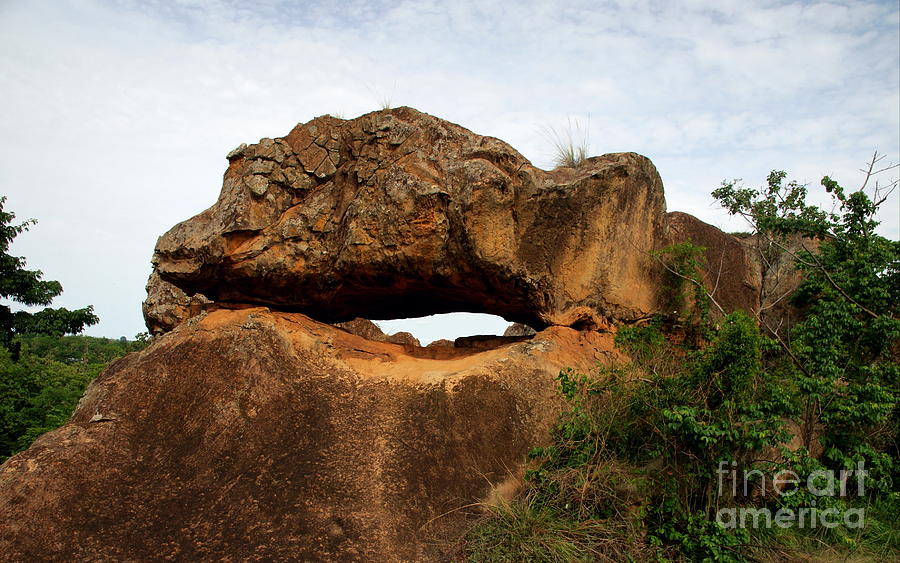 Natural Stone Cave In Ghana Photograph by Tg23