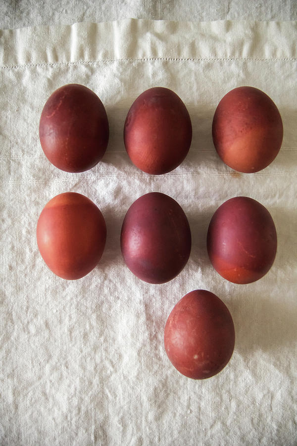 Naturally Dyed Eggs Photograph by Patricia Miceli