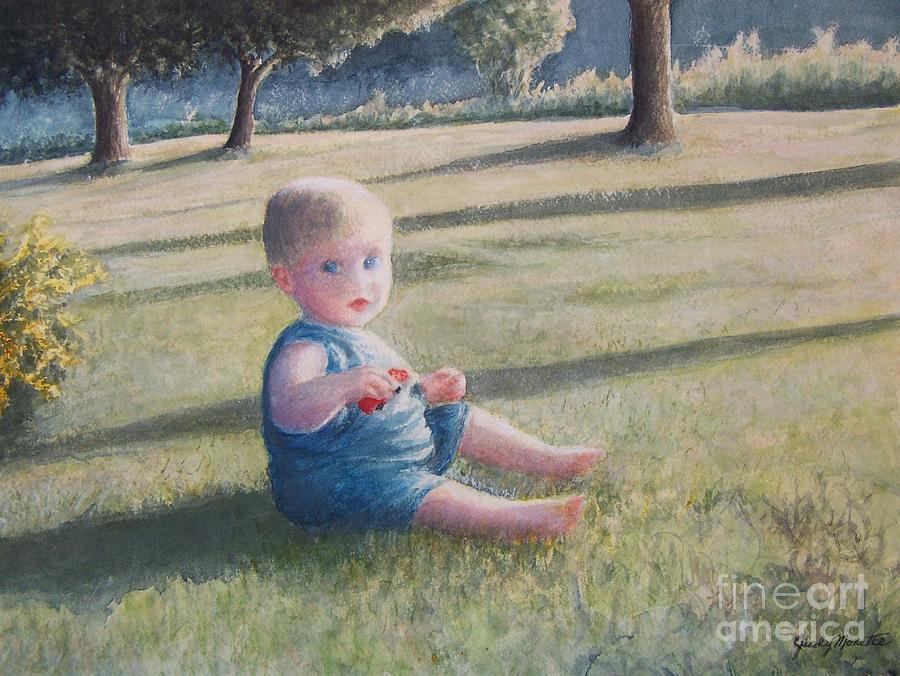 Nature Baby  Painting by Judith Monette