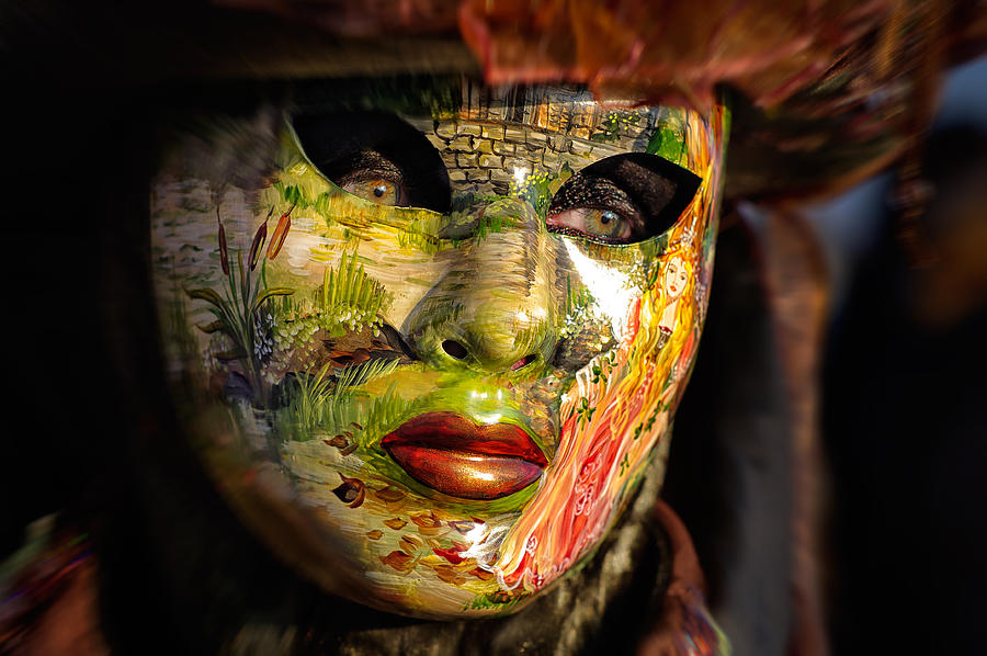 Person Photograph - Nature Mask by Giovanni Cavalli