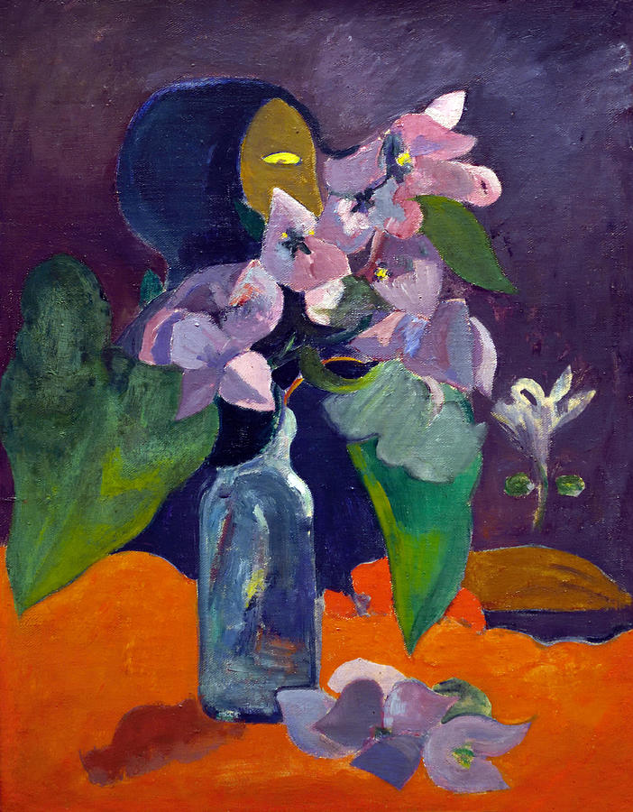 Paul Gauguin Photograph - Nature Morte Aux Fleurs Et  Lidole by Peter Horree