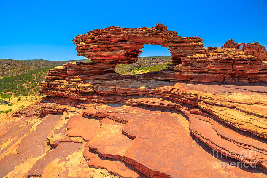 ikke tub jungle Natures Window in Kalbarri Photograph by Benny Marty