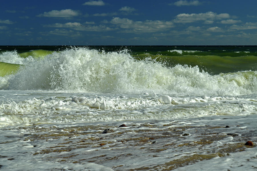 Nauset Light Beach at High Tide Photograph by Dianne Cowen Cape Cod Photography