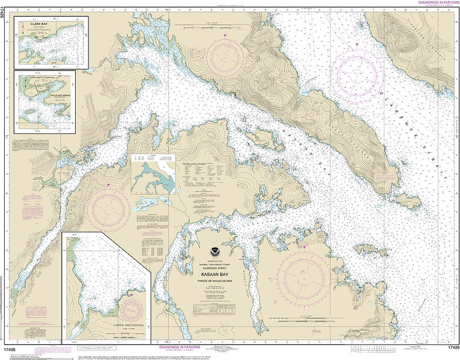 Nautical Chart Map on Tile for Custom Coastal Kitchen backsplash