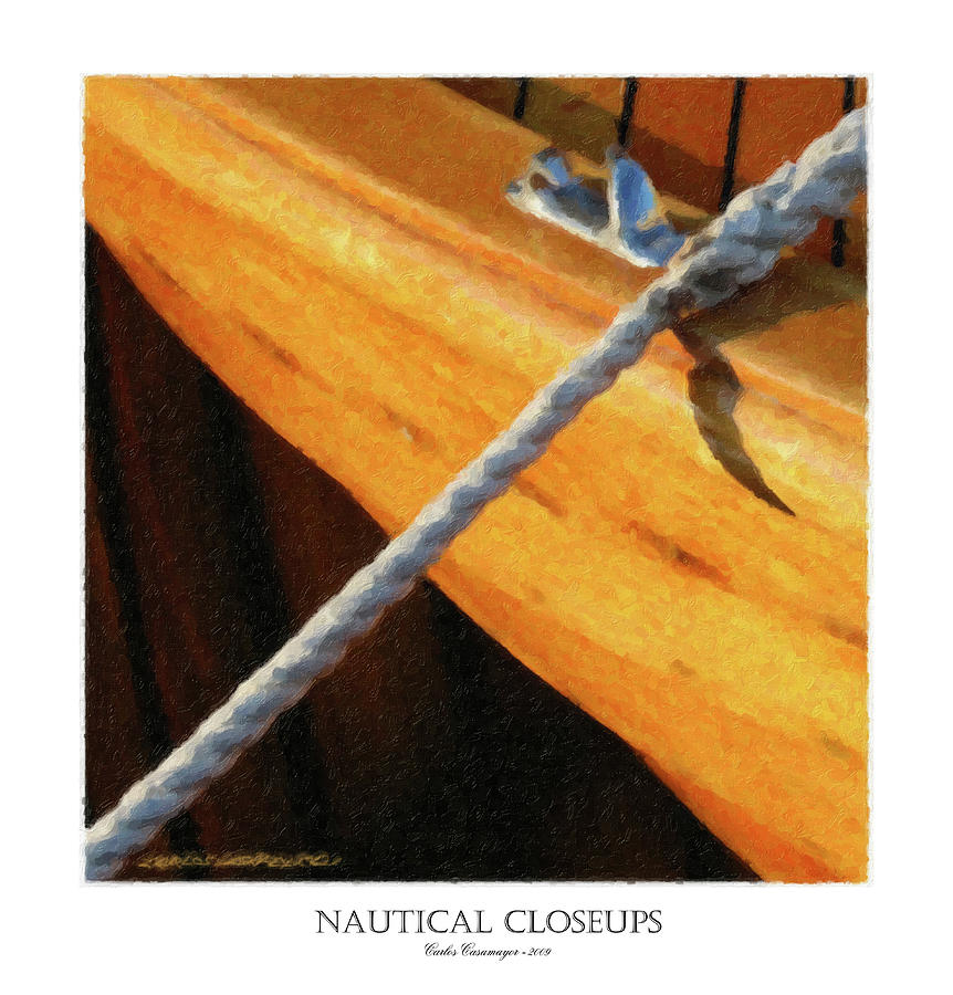 Boat Painting - Nautical Closeups 1 by Carlos Casamayor
