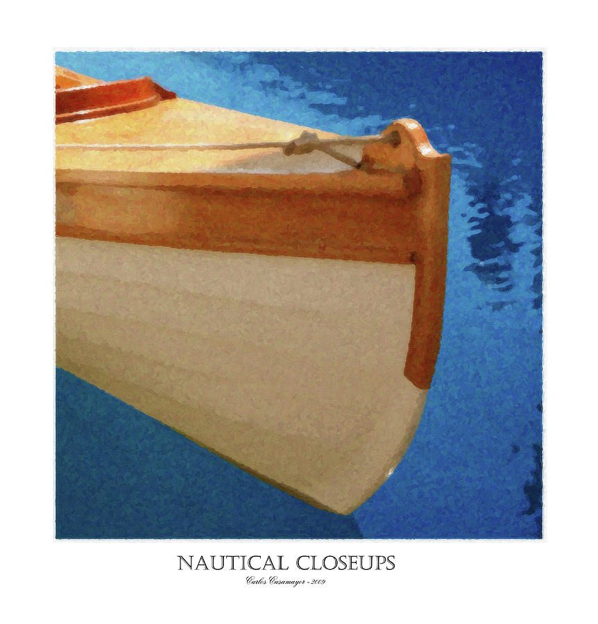 Boat Painting - Nautical Closeups 17 by Carlos Casamayor
