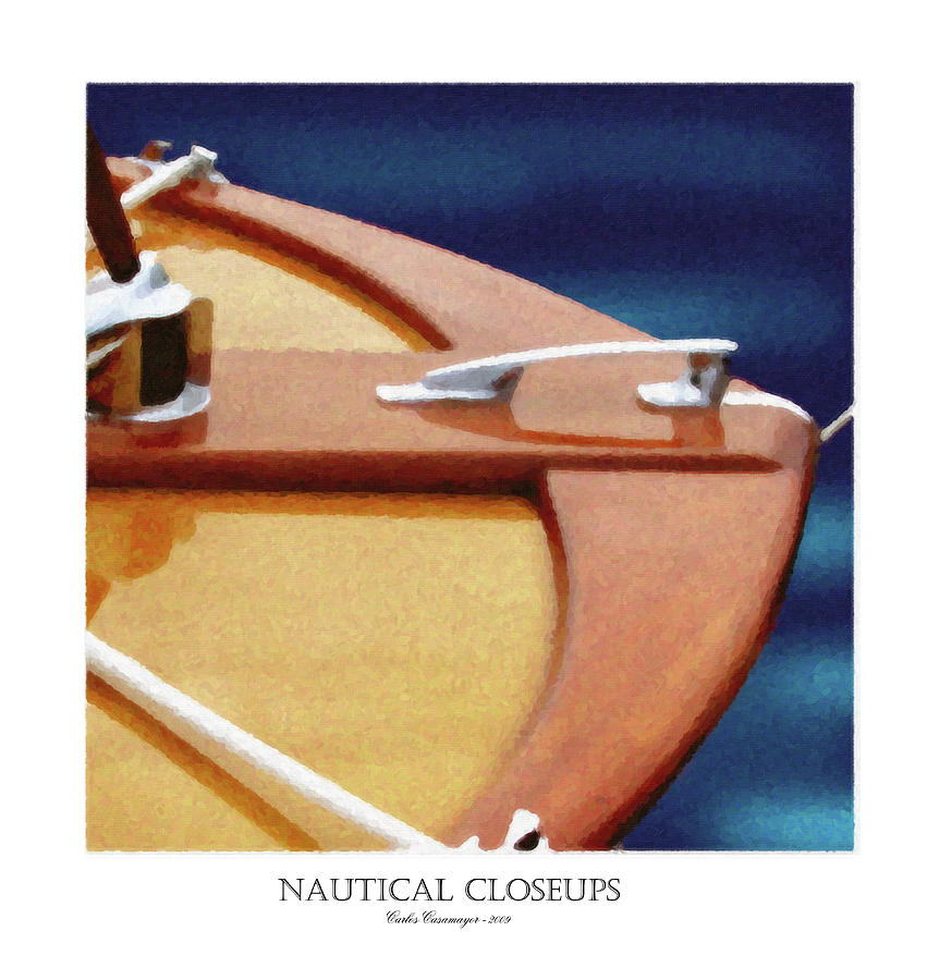 Boat Painting - Nautical Closeups 4 by Carlos Casamayor