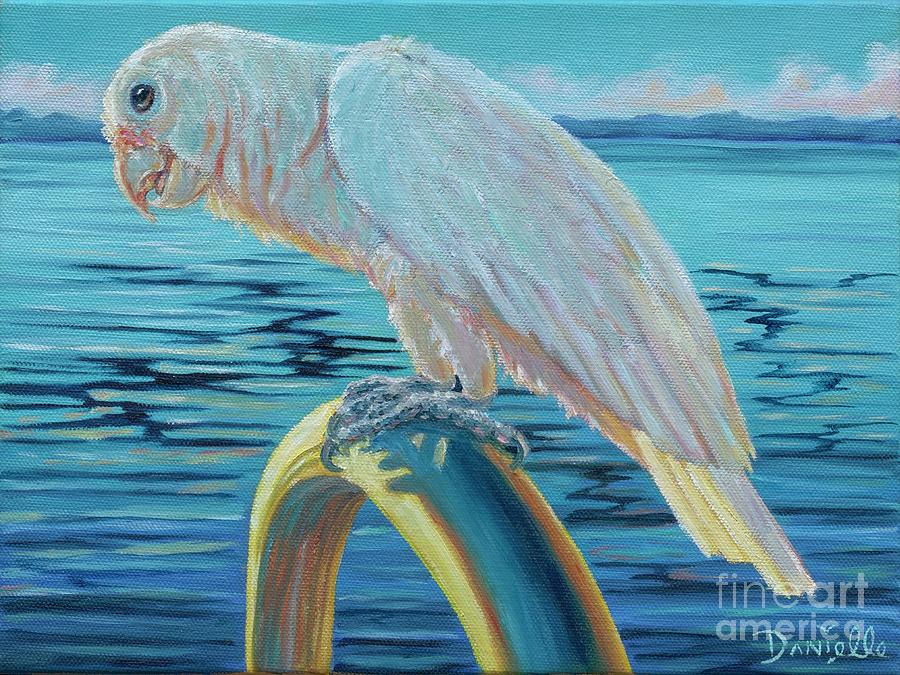 Parrot Painting - Nautical Parrot by Danielle Perry
