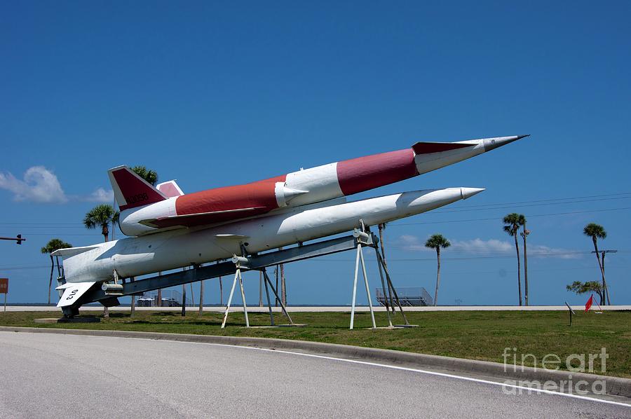 Navaho Cruise Missile At Cape Canaveral. Photograph by Mark Williamson/science Photo Library