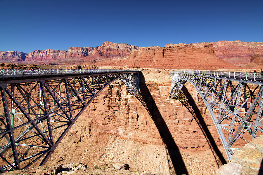 Navajo Bridge Across Marble Canyon Photograph by © Rozanne Hakala