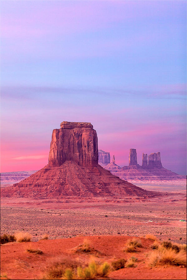 Sunset Photograph - Navajo Park, Monument Valley by Thomas LeClair