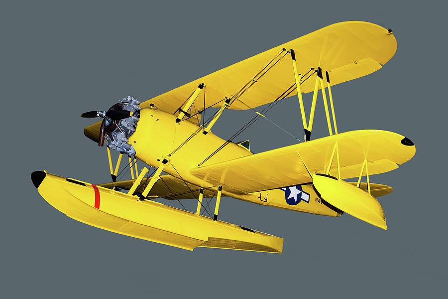 Naval Aircraft Factory N3n-3 Primary Photograph by Millard H. Sharp