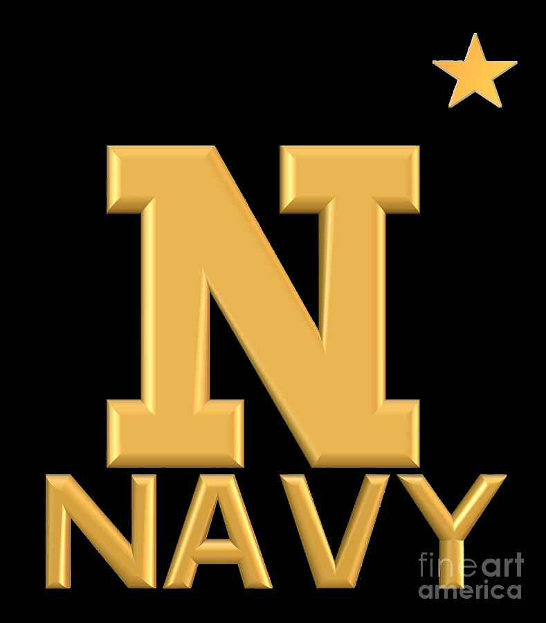 Navy Star Digital Art by Nikki Sandler - Pixels