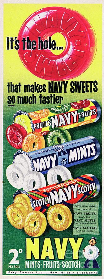 Navy Sweets Photograph by Picture Post