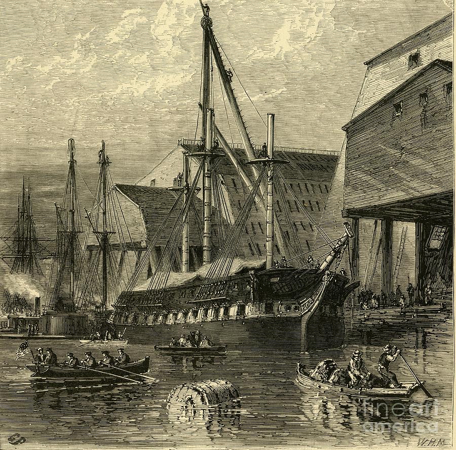 Navy Yard Drawing by Print Collector