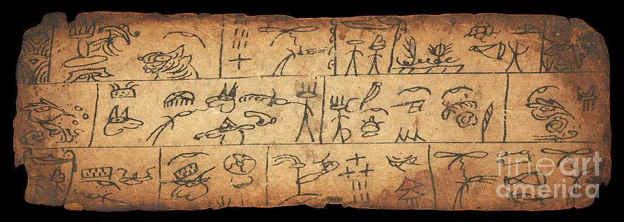Naxi Manuscript Photograph by Science Photo Library Naxi Manuscript Photograph by Science Photo Library