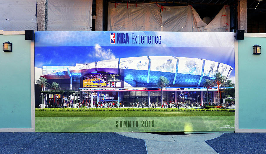 NBA Experience Concept art billboard 2018 Photograph by David Lee Thompson
