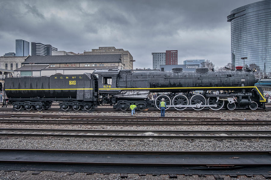 K4 G 1:24 Decals Nashville Chattanooga and St Louis Steam Locomotive NC&StL 