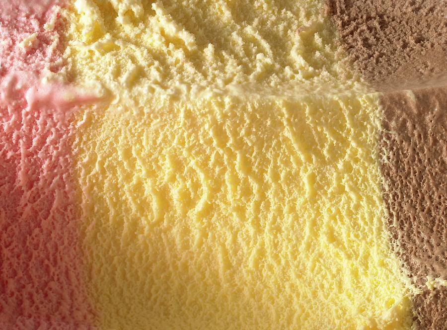 Neapolitan Ice Cream close-up Photograph by Atkinson / Sue Dr.