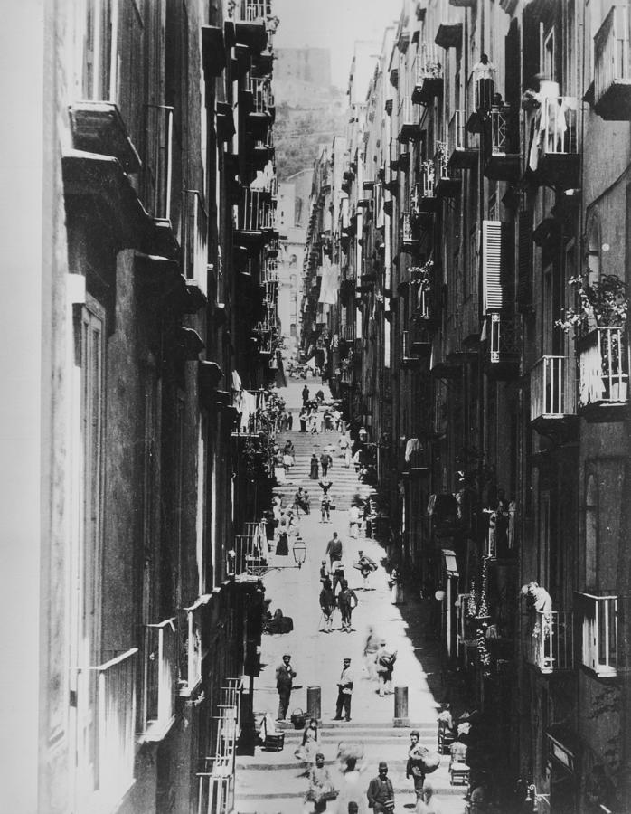 Neapolitan Street Scene Photograph by American Stock Archive