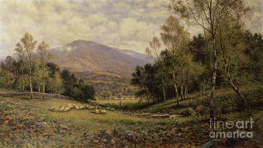 Near Bettws Y Coed Painting by Alfred Glendening Jr