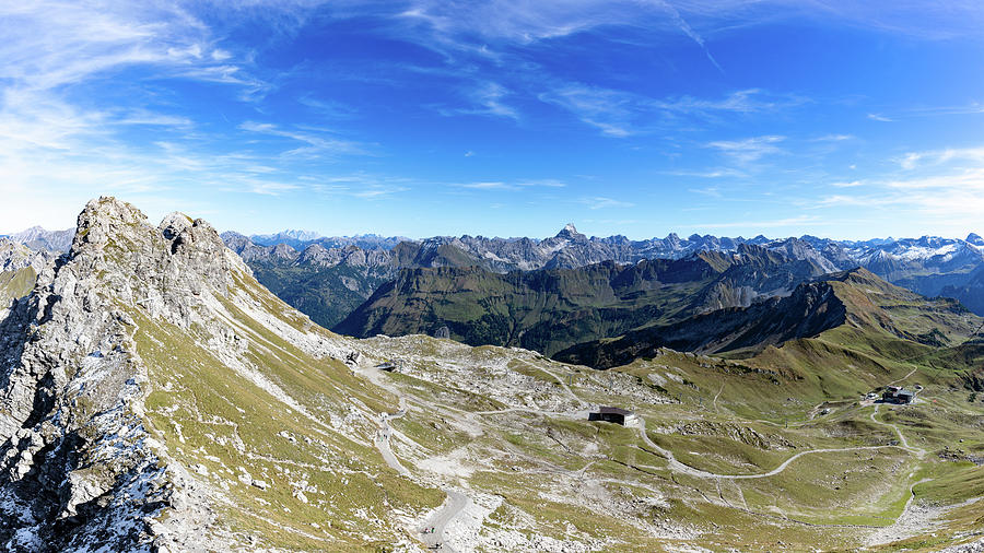 Nebelhorn Panorama Photograph