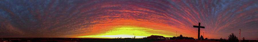 Nebraska Mammatus Sunset 024 Photograph by Dale Kaminski
