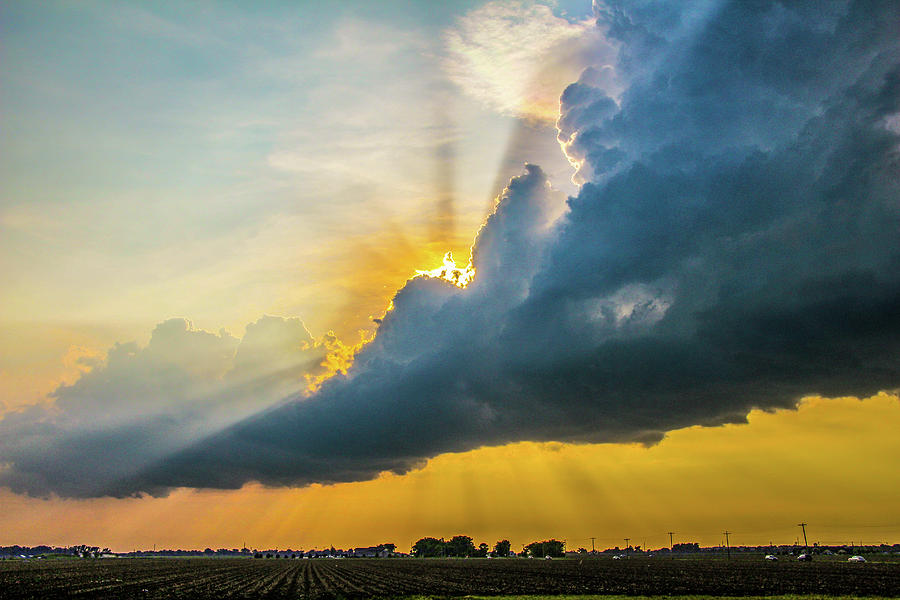 Nebraska Sunset Thunderheads 021 Photograph by NebraskaSC