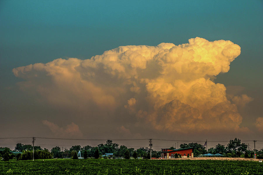 Nebraska Sunset Thunderheads 038 Photograph by NebraskaSC