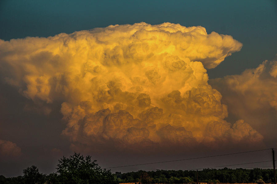 Nebraska Sunset Thunderheads 040 Photograph by NebraskaSC