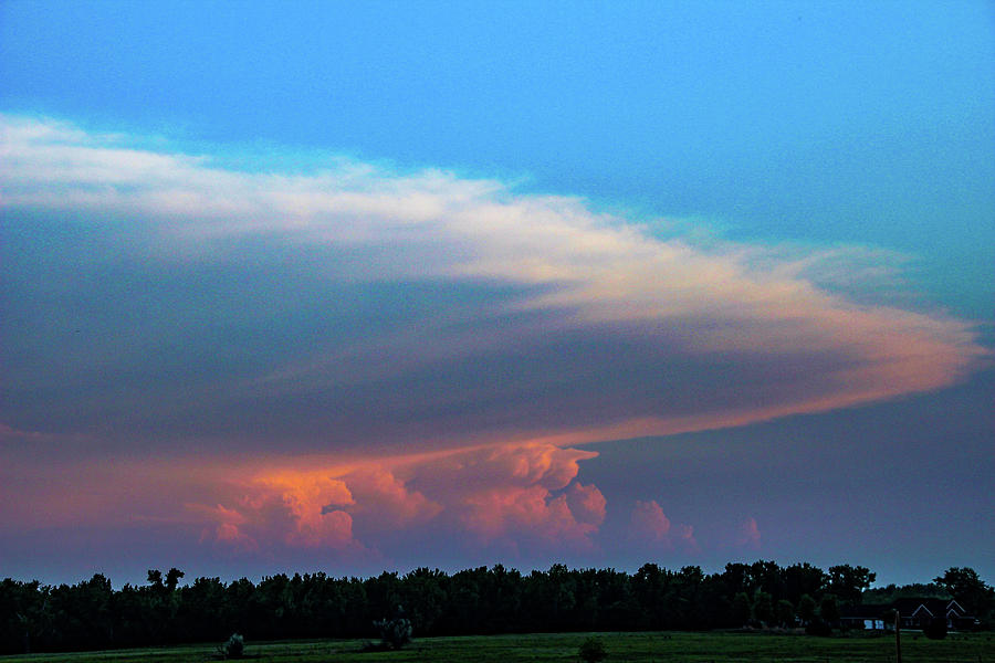 Nebraska Sunset Thunderheads 057 Photograph by NebraskaSC