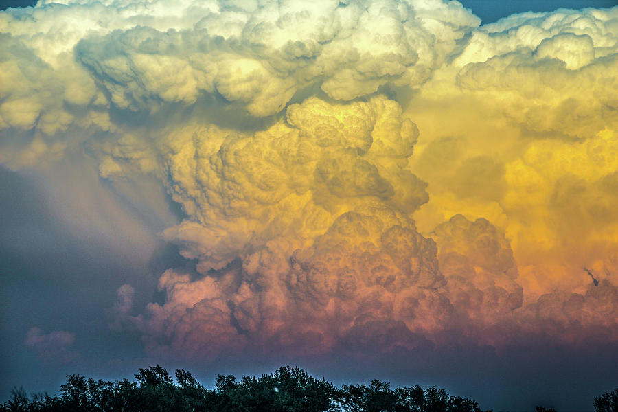 Nebraska Sunset Thunderheads 068 Photograph by NebraskaSC