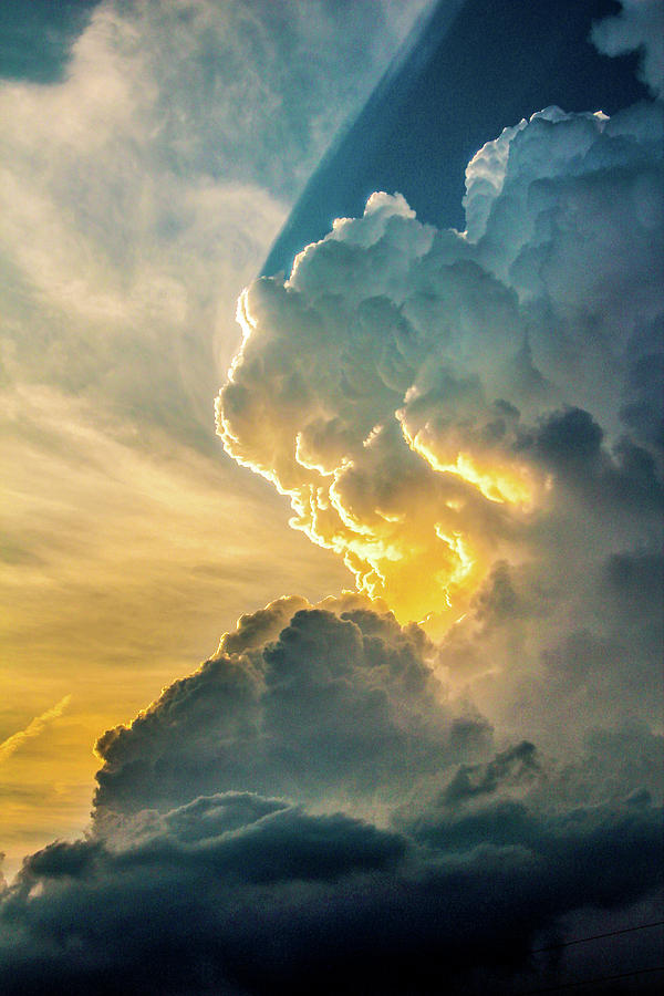 Nebraska Sunset Thunderheads 075 Photograph by NebraskaSC