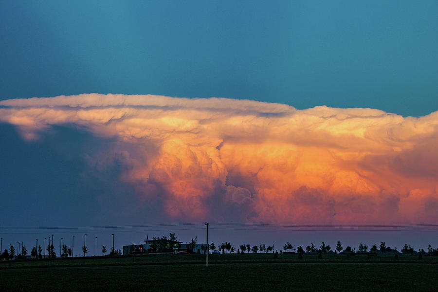 Nebraska Sunset Thunderheads 090 Photograph by NebraskaSC