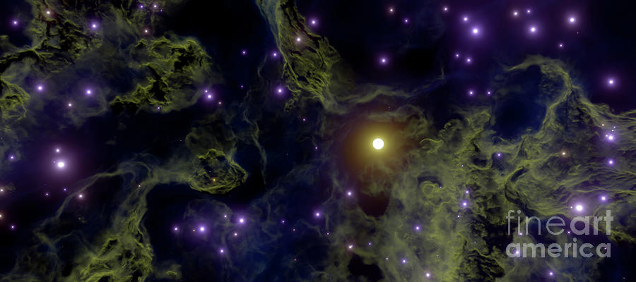 Nebula Photograph by Wladimir Bulgar/science Photo Library
