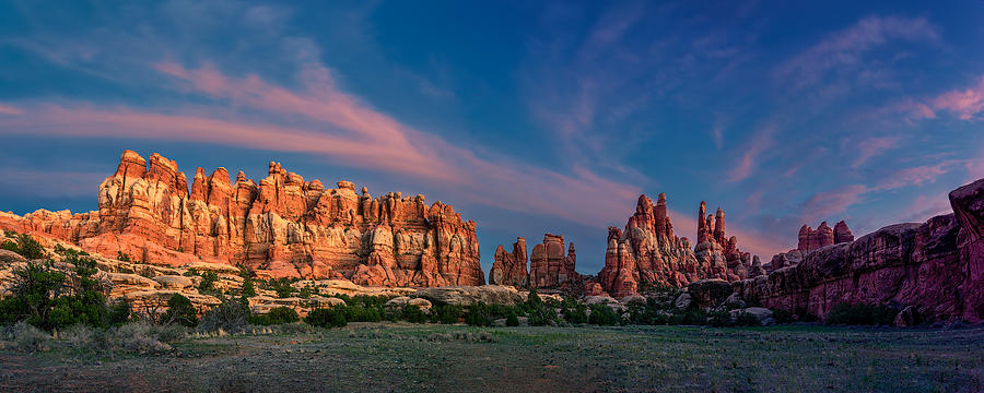 Needles District At Dusk Photograph by Mei Xu