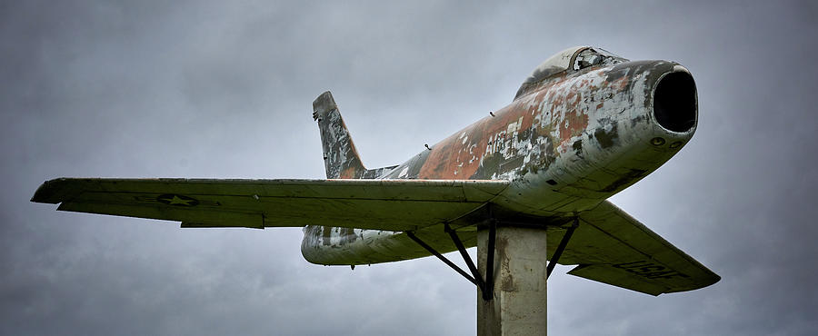 Jet Photograph - Neglected F86 Sabre by Paul Freidlund