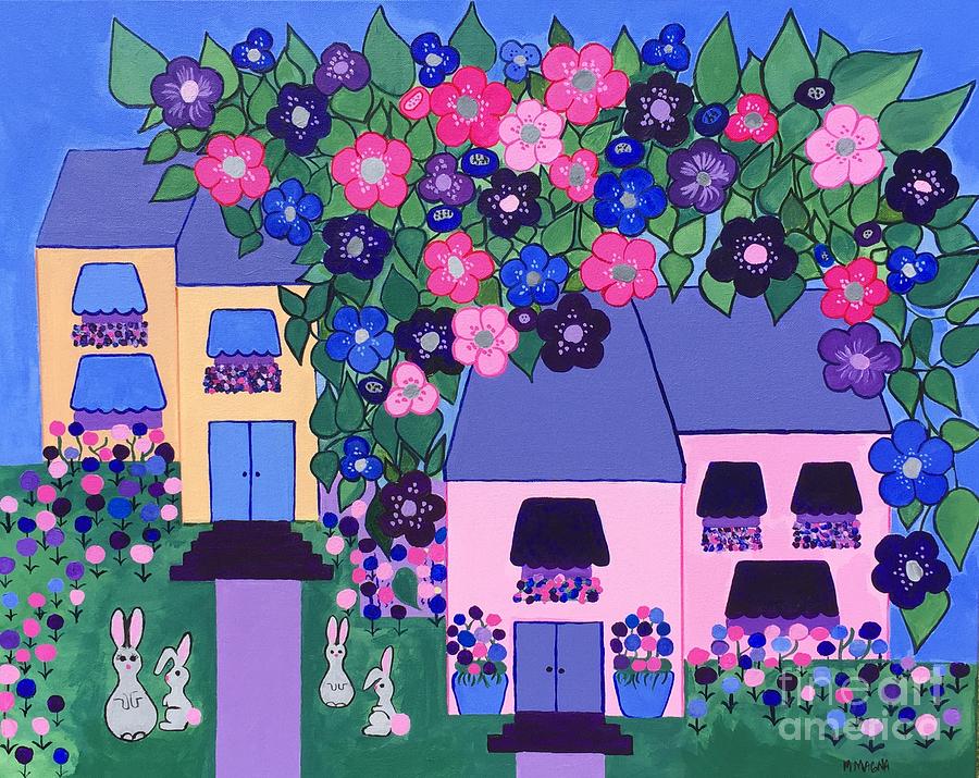 Neighborhood Rabbit Family by Marti Magna Neighborhood Rabbit Family by Marti Magna