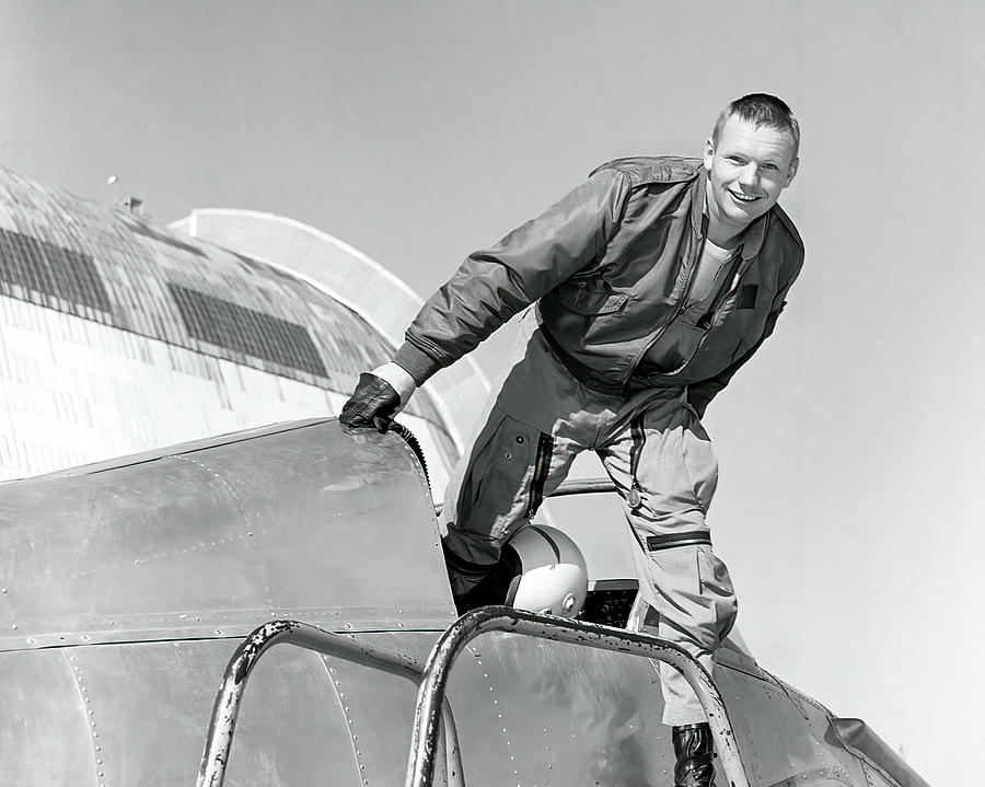 Neil Armstrong in NASA Ames Bell X-14 Photograph by Eric Glaser